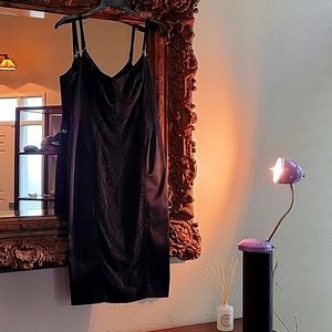 DOLCE GABBANA Black Cocktail dress w/lace